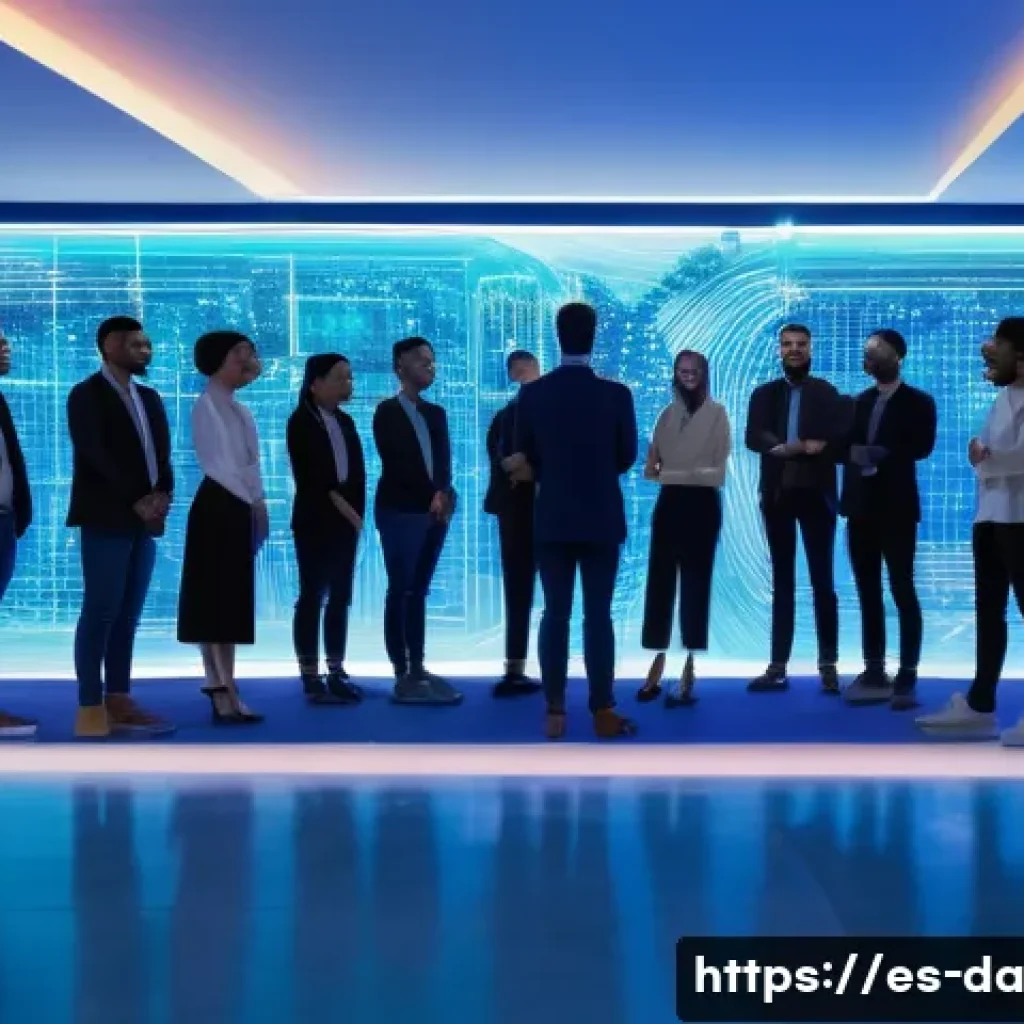 DAO 거버넌스의 실천 가이드 - **Prompt 1: The Heart of a Decentralized Community**
    "A vibrant and diverse group of adults and ...