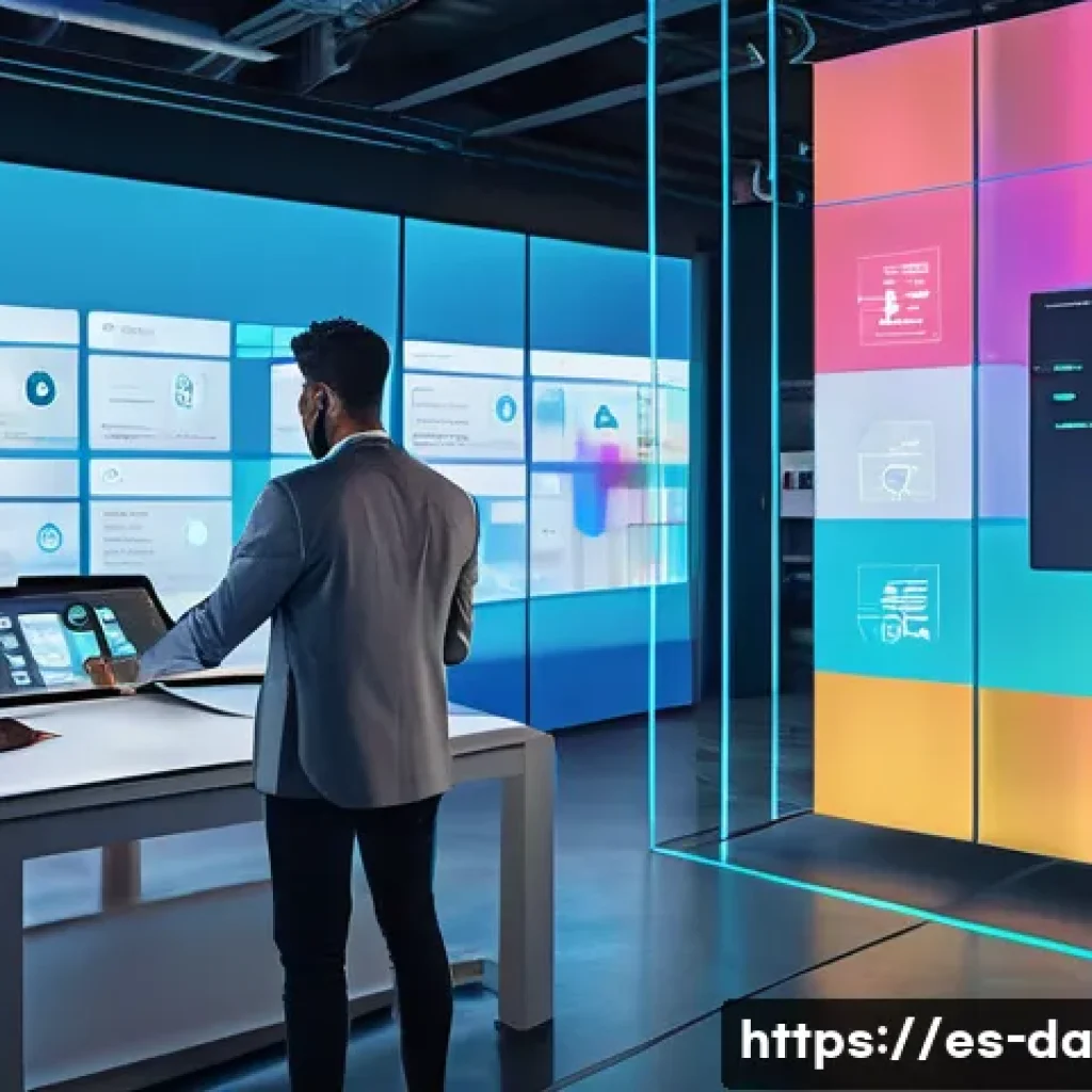 DAO 거버넌스의 주요 트렌드 - "A diverse and vibrant group of adults, casually but fashionably dressed, are actively engaging in a...